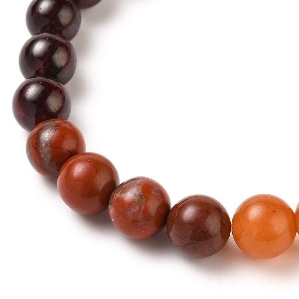 PandaHall Round Natural & Synthetic Gemstone Beaded Stretch Bracelets, 2-1/2 inch(6.5cm), Beads: 8~8.5mm Mixed Stone
PandaHall Round Natural & Synthetic Gemstone Beaded Stretch Bracelets, 2-1/2 inch(6.5cm), Beads: 8~8.5mm Mixed Stone
