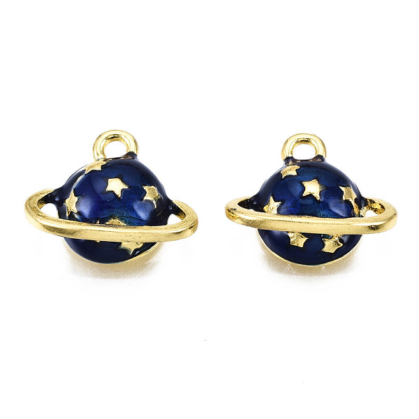 PandaHall Alloy Enamel Pendants, Cadmium Free & Lead Free, Golden, Planet, Dark Blue, 13.5x15.5x6.5mm, Hole: 1.5mm Alloy+Enamel Planet
PandaHall Alloy Enamel Pendants, Cadmium Free & Lead Free, Golden, Planet, Dark Blue, 13.5x15.5x6.5mm, Hole: 1.5mm Alloy+Enamel Planet