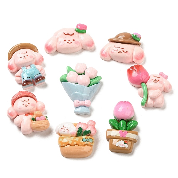 PandaHall Cartoon Opaque Resin Decoden Cabochons, Flower & Bouquet & Cute Puppy, Mixed Shapes, Mixed Color, 17~31.5x19.5~30.5x7~8.5mm Resin..., Multicolor
PandaHall Cartoon Opaque Resin Decoden Cabochons, Flower & Bouquet & Cute Puppy, Mixed Shapes, Mixed Color, 17~31.5x19.5~30.5x7~8.5mm Resin..., Multicolor