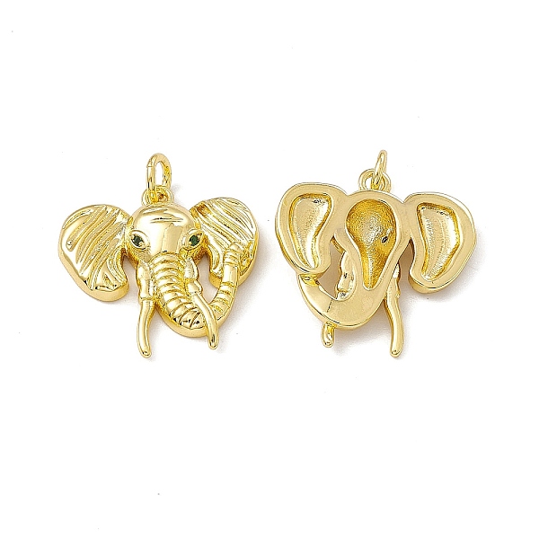 PandaHall Rack Plating Brass Micro Pave Cubic Zirconia Pendants, with Jump Ring Cadmium Free & Lead Free, Long-Lasting Plated, Elephant Head..., Green
PandaHall Rack Plating Brass Micro Pave Cubic Zirconia Pendants, with Jump Ring Cadmium Free & Lead Free, Long-Lasting Plated, Elephant Head..., Green