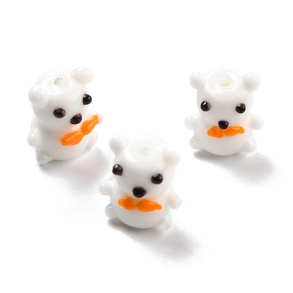PandaHall Handmade Lampwork Beads, Bear, White, 13x11~12x9mm, Hole: 1~1.5mm Lampwork Bear White
PandaHall Handmade Lampwork Beads, Bear, White, 13x11~12x9mm, Hole: 1~1.5mm Lampwork Bear White