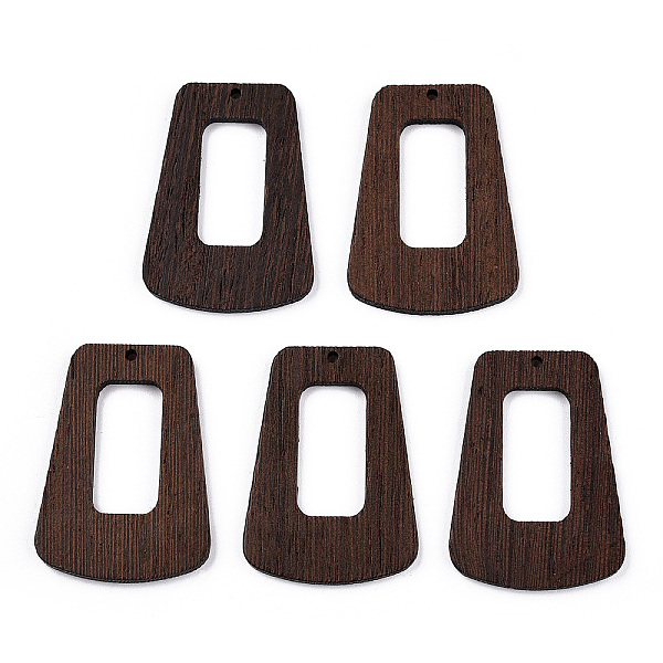 PandaHall Natural Wenge Wood Pendants, Undyed, Hollow Trapezoid Charms, Coconut Brown, 48.5x35x3.5mm, Hole: 2mm Wood Trapezoid
PandaHall Natural Wenge Wood Pendants, Undyed, Hollow Trapezoid Charms, Coconut Brown, 48.5x35x3.5mm, Hole: 2mm Wood Trapezoid