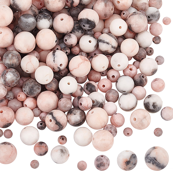 PandaHall OLYCRAFT 4Strands Natural Pink Zebra Jasper Stone Beads 8mm/6mm/10mm/4mm Gemstone Round Loose Beads Crystal Energy Stone for...
PandaHall OLYCRAFT 4Strands Natural Pink Zebra Jasper Stone Beads 8mm/6mm/10mm/4mm Gemstone Round Loose Beads Crystal Energy Stone for...