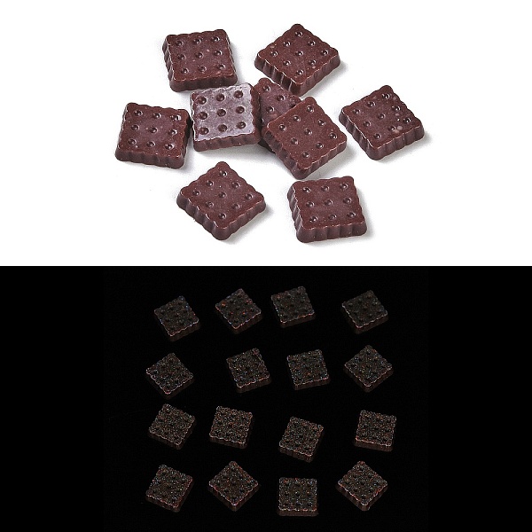 PandaHall Luminous Resin Decoden Cabochons, Glow in the Dark, Cookie, Square, 9x9x2mm Resin Square
PandaHall Luminous Resin Decoden Cabochons, Glow in the Dark, Cookie, Square, 9x9x2mm Resin Square