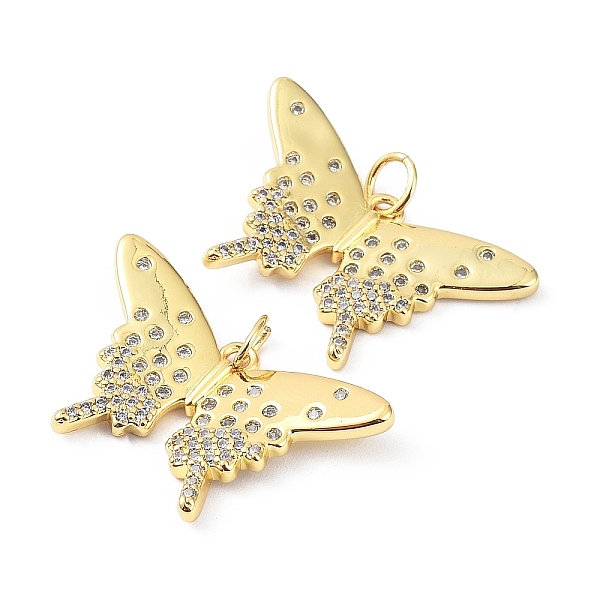 PandaHall Rack Plating Brass with Cubic Zirconia Pendants, Lead Free & Cadmium Free, Long-Lasting Plated, Butterfly, Real 18K Gold Plated..., Clear
PandaHall Rack Plating Brass with Cubic Zirconia Pendants, Lead Free & Cadmium Free, Long-Lasting Plated, Butterfly, Real 18K Gold Plated..., Clear
