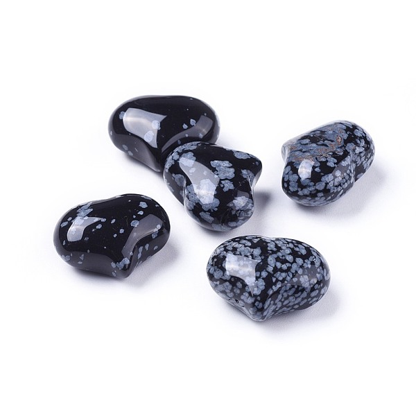 PandaHall Natural Snowflake Obsidian Heart Love Stone, Pocket Palm Stone for Reiki Balancing, 20x25x11~13mm Snowflake Obsidian Heart
PandaHall Natural Snowflake Obsidian Heart Love Stone, Pocket Palm Stone for Reiki Balancing, 20x25x11~13mm Snowflake Obsidian Heart