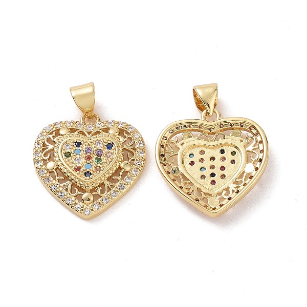 PandaHall Brass Cubic Zirconia Pendants, Hollow Heart Charm, Real 18K Gold Plated, 19x18x3.5mm, Hole: 3.5x5mm Brass+Cubic Zirconia Heart
PandaHall Brass Cubic Zirconia Pendants, Hollow Heart Charm, Real 18K Gold Plated, 19x18x3.5mm, Hole: 3.5x5mm Brass+Cubic Zirconia Heart