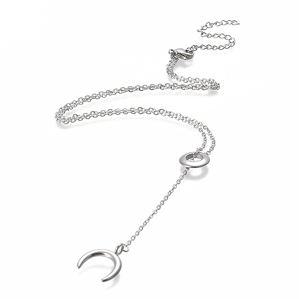 PandaHall 304 Stainless Steel Jeweley Sets, Cable Chain Lariat Necklaces and Stud Earrings, with Lobster Claw Clasps and Ear Nuts...
PandaHall 304 Stainless Steel Jeweley Sets, Cable Chain Lariat Necklaces and Stud Earrings, with Lobster Claw Clasps and Ear Nuts...