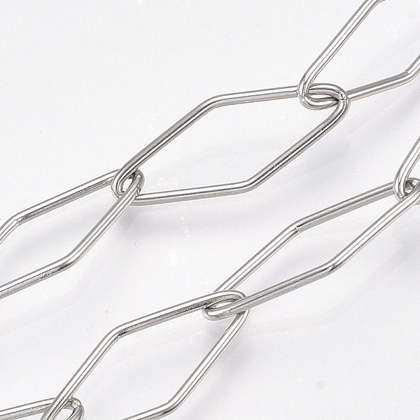 PandaHall 304 Stainless Steel Cross Chains, Soldered, Rhombus, Stainless Steel Color, 20x8x1mm 304 Stainless Steel
PandaHall 304 Stainless Steel Cross Chains, Soldered, Rhombus, Stainless Steel Color, 20x8x1mm 304 Stainless Steel