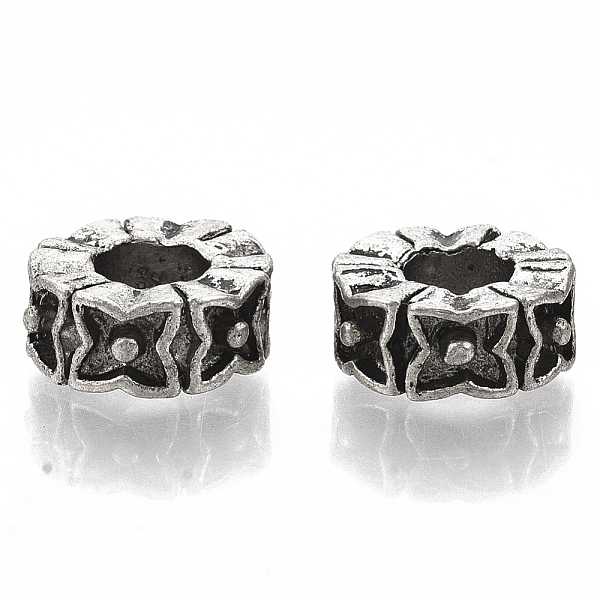 PandaHall Tibetan Style Alloy Beads, Large Hole Beads, Cadmium Free & Lead Free, Column with Flower, Antique Silver, 11x5mm, Hole: 5mm...
PandaHall Tibetan Style Alloy Beads, Large Hole Beads, Cadmium Free & Lead Free, Column with Flower, Antique Silver, 11x5mm, Hole: 5mm...