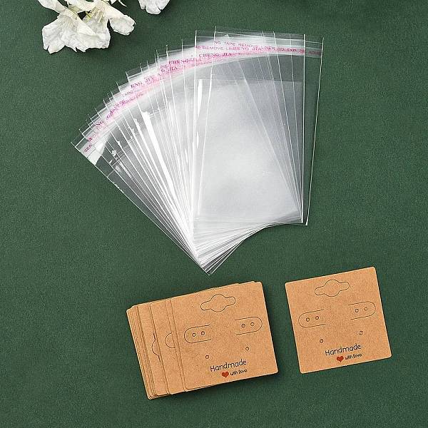 PandaHall 30Pcs Square Paper Earring Display Cards, Jewelry Display Card for Earring Showing, with 30Pcs OPP Cellophane Bags, Peru, Card..., Brown
PandaHall 30Pcs Square Paper Earring Display Cards, Jewelry Display Card for Earring Showing, with 30Pcs OPP Cellophane Bags, Peru, Card..., Brown
