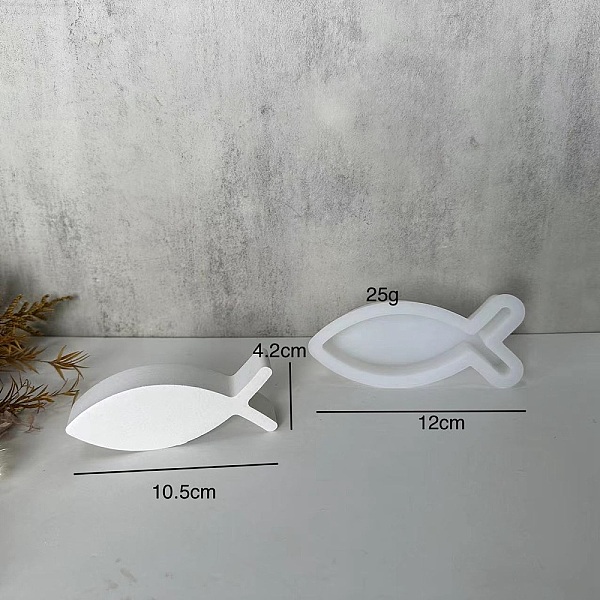 PandaHall Fish Candle Holder Silhouette Silicone Molds, For Candle Making, White, 52x121x22mm Silicone Fish White
PandaHall Fish Candle Holder Silhouette Silicone Molds, For Candle Making, White, 52x121x22mm Silicone Fish White