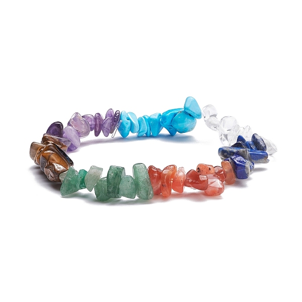 PandaHall Natural & Synthetic Mixed Stone Chips Beads Stretch Bracelet, 7 Chakra Bracelet for Women, Inner Diameter: 1-7/8~2 inch(4.8~5cm)...
PandaHall Natural & Synthetic Mixed Stone Chips Beads Stretch Bracelet, 7 Chakra Bracelet for Women, Inner Diameter: 1-7/8~2 inch(4.8~5cm)...