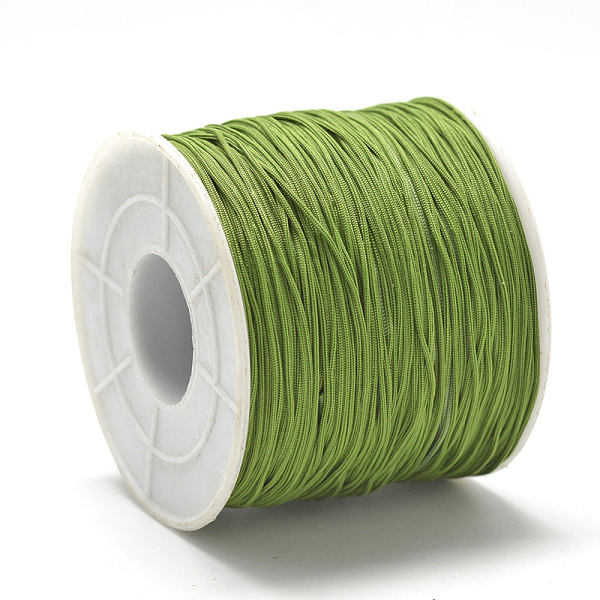PandaHall Polyester Cords, Olive Drab, 0.5~0.6mm, about 131.23~142.16 yards(120~130m)/roll Polyester Green
PandaHall Polyester Cords, Olive Drab, 0.5~0.6mm, about 131.23~142.16 yards(120~130m)/roll Polyester Green