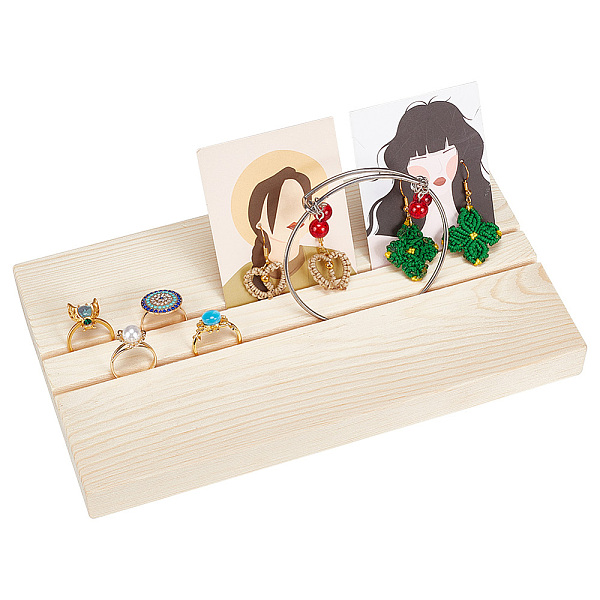PandaHall DELORIGIN Earring Card Display Stand, 2-Slot Wooden Earring Card Holder Rectangle Jewelry Organizer Earring Display Holder for..., Gold
PandaHall DELORIGIN Earring Card Display Stand, 2-Slot Wooden Earring Card Holder Rectangle Jewelry Organizer Earring Display Holder for..., Gold