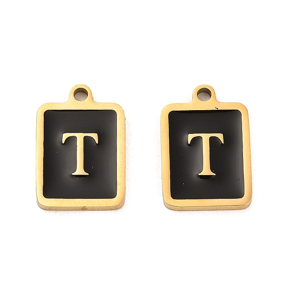 PandaHall 304 Stainless Steel Pendants, with Enamel, Rectangle with Letter Charm, Golden, Letter T, 17.5x12x1.5mm, Hole: 1.5mm Stainless...
PandaHall 304 Stainless Steel Pendants, with Enamel, Rectangle with Letter Charm, Golden, Letter T, 17.5x12x1.5mm, Hole: 1.5mm Stainless...