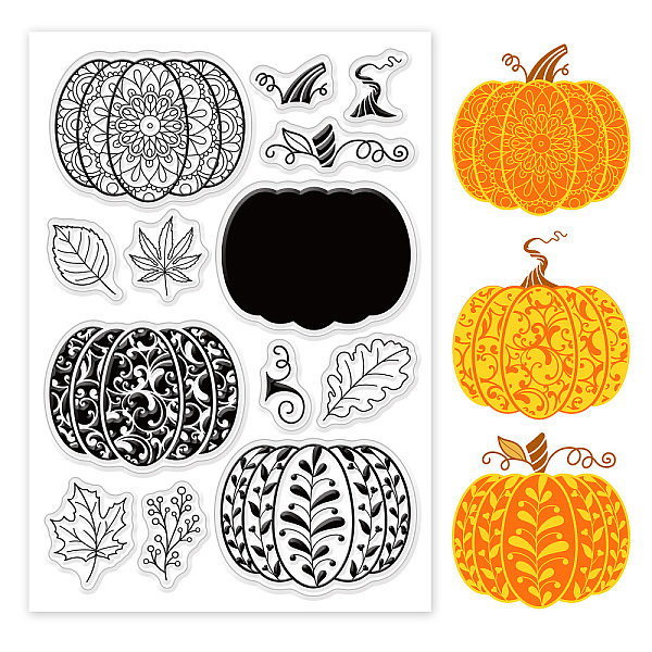 PandaHall PH Halloween Pumpkin Clear Silicone Stamps Pumpkin Leaf Autumn Transparent Stamps Plastic Postage Stamp Seal for Scrapbooking...
PandaHall PH Halloween Pumpkin Clear Silicone Stamps Pumpkin Leaf Autumn Transparent Stamps Plastic Postage Stamp Seal for Scrapbooking...