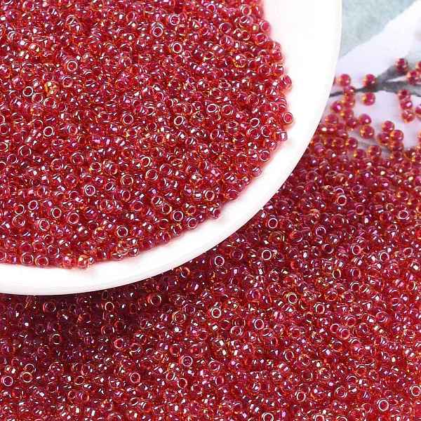 PandaHall MIYUKI Round Rocailles Beads, Japanese Seed Beads, (RR3528) Fancy Lined Siam, 15/0, 1.5mm, Hole: 0.7mm, about 27777pcs/50g Glass..., Red
PandaHall MIYUKI Round Rocailles Beads, Japanese Seed Beads, (RR3528) Fancy Lined Siam, 15/0, 1.5mm, Hole: 0.7mm, about 27777pcs/50g Glass..., Red