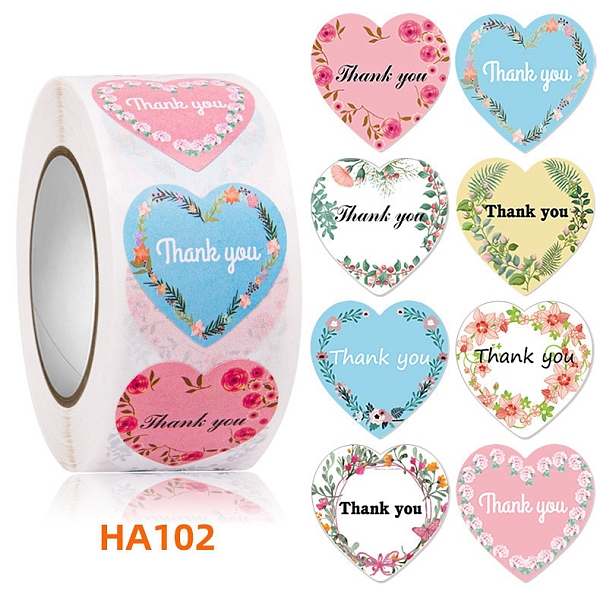 PandaHall 500Pcs Heart Shaped Paper Thank You Self Adhesive Stickers Rolls, Sealing Gift Decals for Party, Decorative Presents, Colorful...
PandaHall 500Pcs Heart Shaped Paper Thank You Self Adhesive Stickers Rolls, Sealing Gift Decals for Party, Decorative Presents, Colorful...
