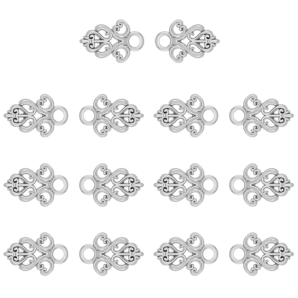 PandaHall SUPERFINDINGS 14Pcs Alloy Snap Lock Clasps Findings, Garment Accessories, Platinum, 24x16x2mm, Hole: 4mm Alloy
PandaHall SUPERFINDINGS 14Pcs Alloy Snap Lock Clasps Findings, Garment Accessories, Platinum, 24x16x2mm, Hole: 4mm Alloy