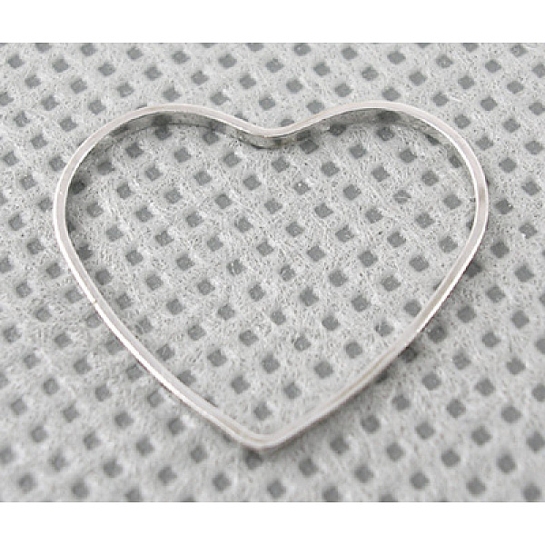 PandaHall Brass Linking Rings, Valentine's Day Jewelry Accessory, Heart, Plated in Platinum Color, Nickel Free, about 21mm wide, 18.5mm long...
PandaHall Brass Linking Rings, Valentine's Day Jewelry Accessory, Heart, Plated in Platinum Color, Nickel Free, about 21mm wide, 18.5mm long...