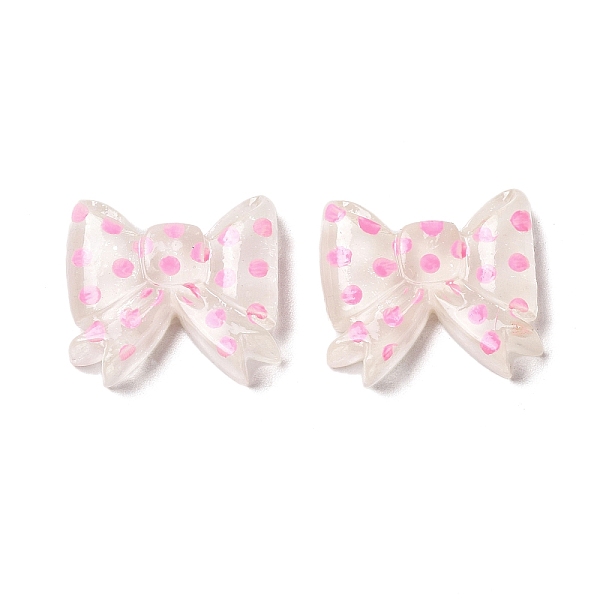 PandaHall Translucent Resin Cabochons, Polka Dot Bowknot, White, 16.5x18.5x5mm Resin Bowknot White
PandaHall Translucent Resin Cabochons, Polka Dot Bowknot, White, 16.5x18.5x5mm Resin Bowknot White