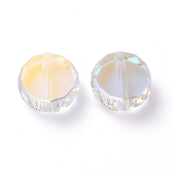 PandaHall Glass Rhinestone Beads, Faceted, Flat Round, Crystal AB, 8x3.5mm, Hole: 1mm Glass Flat Round Clear
PandaHall Glass Rhinestone Beads, Faceted, Flat Round, Crystal AB, 8x3.5mm, Hole: 1mm Glass Flat Round Clear