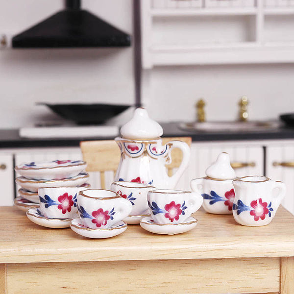 PandaHall Mini Ceramic Tea Sets, including Cup, Teapot, Saucer, Micro Landscape Garden Dollhouse Accessories, Pretending Prop Decorations..., White
PandaHall Mini Ceramic Tea Sets, including Cup, Teapot, Saucer, Micro Landscape Garden Dollhouse Accessories, Pretending Prop Decorations..., White
