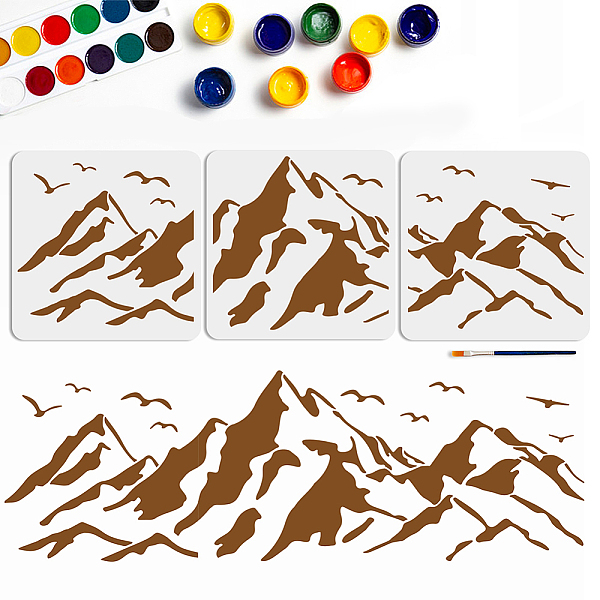 PandaHall MAYJOYDIY 3pcs Mountain Stencil Mountain Bird Template Mountains Landscape Stencil Reusable Splicing Style 33×10.9inch with Paint...
PandaHall MAYJOYDIY 3pcs Mountain Stencil Mountain Bird Template Mountains Landscape Stencil Reusable Splicing Style 33×10.9inch with Paint...