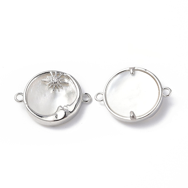 PandaHall Eco-Friendly Rack Plating Brass Pave Clear Cubic Zirconia Connector Charms with White Shell, Long-Lasting Plated, Lead Free &...
PandaHall Eco-Friendly Rack Plating Brass Pave Clear Cubic Zirconia Connector Charms with White Shell, Long-Lasting Plated, Lead Free &...