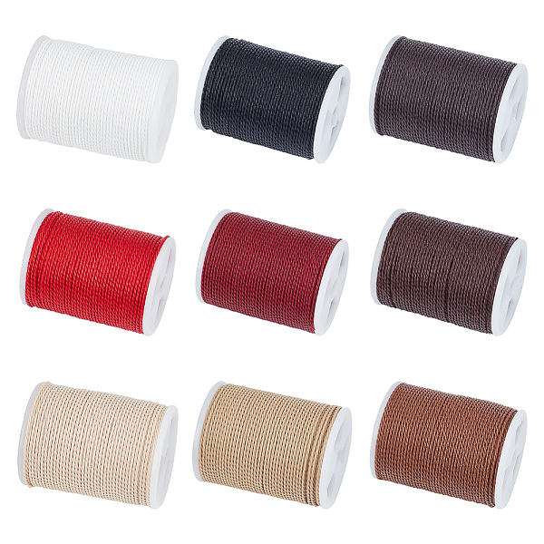 PandaHall PH 108 Yards 9 Colors 1mm Waxed Cords, Waxed Polyester Thread Waxed Beading String Twine for DIY Bracelet Necklaces Waist Beads..., Multicolor
PandaHall PH 108 Yards 9 Colors 1mm Waxed Cords, Waxed Polyester Thread Waxed Beading String Twine for DIY Bracelet Necklaces Waist Beads..., Multicolor