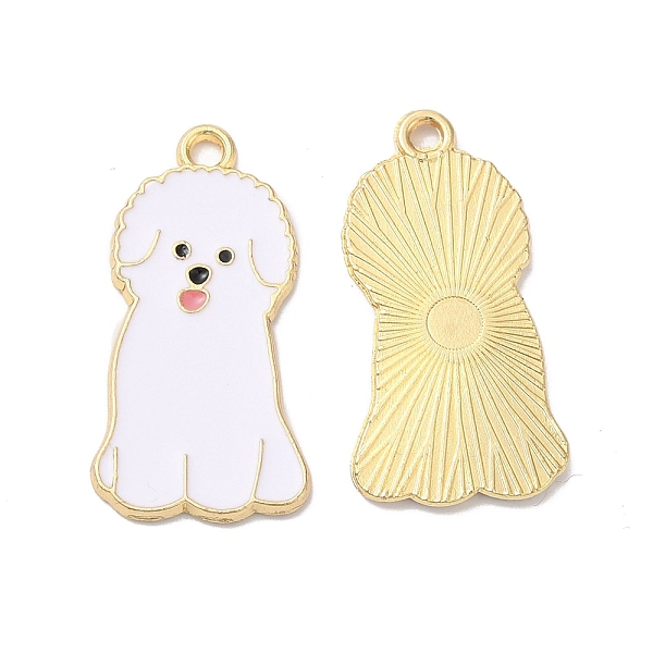 PandaHall Alloy Enamel Pendants, Golden, Dog Charm, White, 28x14.5x1.5mm, Hole: 1.6mm Alloy+Enamel Dog White
PandaHall Alloy Enamel Pendants, Golden, Dog Charm, White, 28x14.5x1.5mm, Hole: 1.6mm Alloy+Enamel Dog White