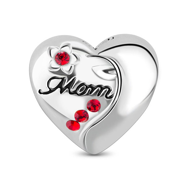 PandaHall TINYSAND Mother's Day Theme, Heart Rhodium Plated 925 Sterling Silver European Large Hole Beads, with Cubic Zirconia, and Word Mom...
PandaHall TINYSAND Mother's Day Theme, Heart Rhodium Plated 925 Sterling Silver European Large Hole Beads, with Cubic Zirconia, and Word Mom...