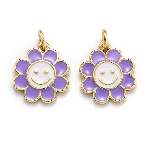 PandaHall Brass Enamel Charms, Real 18K Gold Plated, Long-Lasting Plated, Flower, Medium Purple, 14.5x13x1.5mm, Hole: 3mm Brass Flower
PandaHall Brass Enamel Charms, Real 18K Gold Plated, Long-Lasting Plated, Flower, Medium Purple, 14.5x13x1.5mm, Hole: 3mm Brass Flower