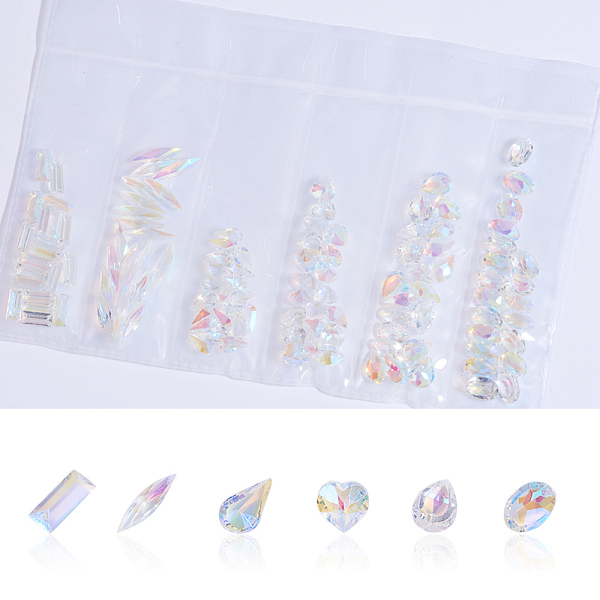 PandaHall Pointed Back Resin Rhinestone Cabochons, Nail Art Decoration Accessories, Teardrop & Trapezoid & Heart & Oval & Horse Eye, Clear..., White
PandaHall Pointed Back Resin Rhinestone Cabochons, Nail Art Decoration Accessories, Teardrop & Trapezoid & Heart & Oval & Horse Eye, Clear..., White
