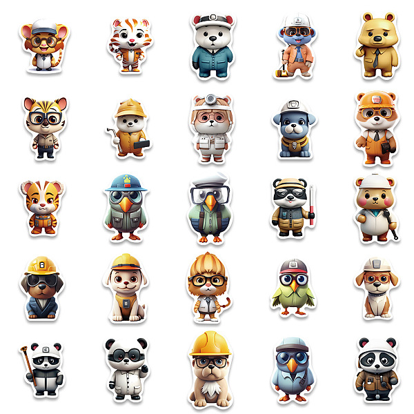 PandaHall 50Pcs Career Theme PVC Waterproof Animals Stickers Set, Adhesive Label Stickers, for Water Bottles, Laptop, Luggage, Cup, Computer..., Multicolor
PandaHall 50Pcs Career Theme PVC Waterproof Animals Stickers Set, Adhesive Label Stickers, for Water Bottles, Laptop, Luggage, Cup, Computer..., Multicolor