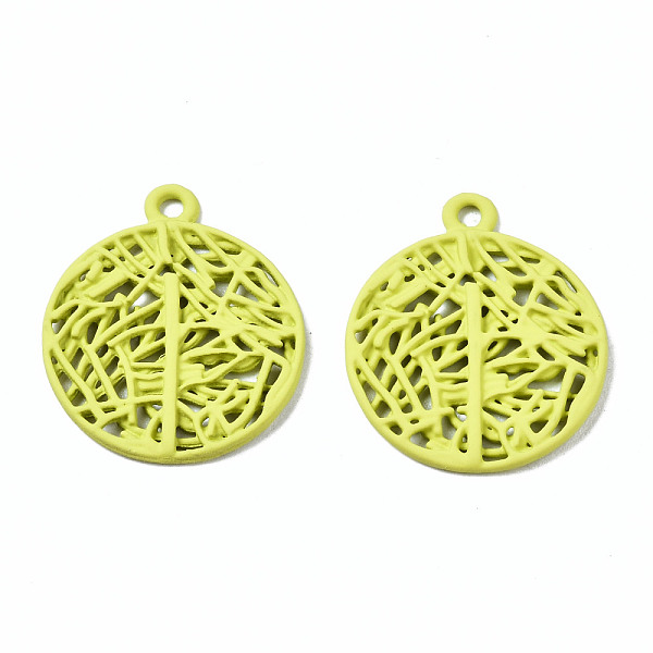 PandaHall Spray Painted Alloy Pendants, Cadmium Free & Nickel Free & Lead Free, Branch, Yellow Green, 22x18.5x2mm, Hole: 1.6mm Alloy Branch
PandaHall Spray Painted Alloy Pendants, Cadmium Free & Nickel Free & Lead Free, Branch, Yellow Green, 22x18.5x2mm, Hole: 1.6mm Alloy Branch