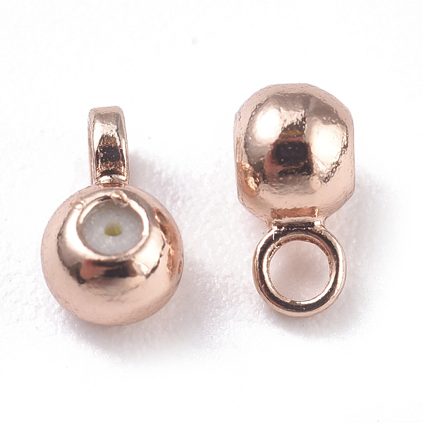 PandaHall Brass Tube Bails, Loop Bails, Bail Beads, with CCB Plastic Inside, Long-Lasting Plated, Round, Rose Gold, 5x3x2.2mm, Hole: 1.2mm...
PandaHall Brass Tube Bails, Loop Bails, Bail Beads, with CCB Plastic Inside, Long-Lasting Plated, Round, Rose Gold, 5x3x2.2mm, Hole: 1.2mm...