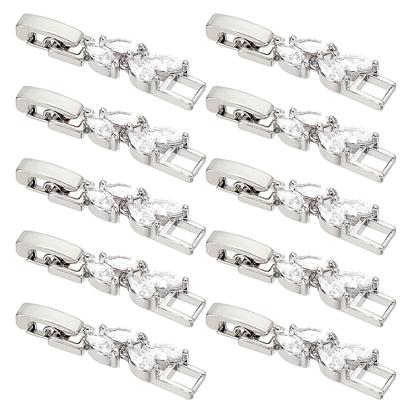 PandaHall DICOSMETIC 10Pcs Watch Band Clasp Fold Over Extension Clasp Platinum Watch Extension Cubic Zirconia Watch Clasp Rhinestone Clasps..., Clear
PandaHall DICOSMETIC 10Pcs Watch Band Clasp Fold Over Extension Clasp Platinum Watch Extension Cubic Zirconia Watch Clasp Rhinestone Clasps..., Clear