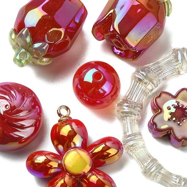 PandaHall Acrylic Beads, Mixed Shapes, Red, 8~51x8~51x6~27.5mm, Hole: 1.8~3.8mm Acrylic Mixed Shapes Red
PandaHall Acrylic Beads, Mixed Shapes, Red, 8~51x8~51x6~27.5mm, Hole: 1.8~3.8mm Acrylic Mixed Shapes Red