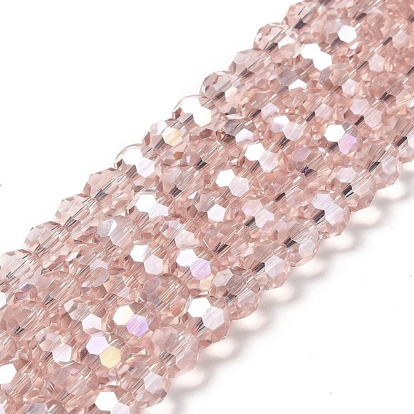 PandaHall Transparent Glass Beads, 32 Facets, AB Color Plated, Round, Linen, 8x7~7.5mm, Hole: 1.5mm, about 66pcs/strand, 18.82''~19.06''..., Brown
PandaHall Transparent Glass Beads, 32 Facets, AB Color Plated, Round, Linen, 8x7~7.5mm, Hole: 1.5mm, about 66pcs/strand, 18.82''~19.06''..., Brown
