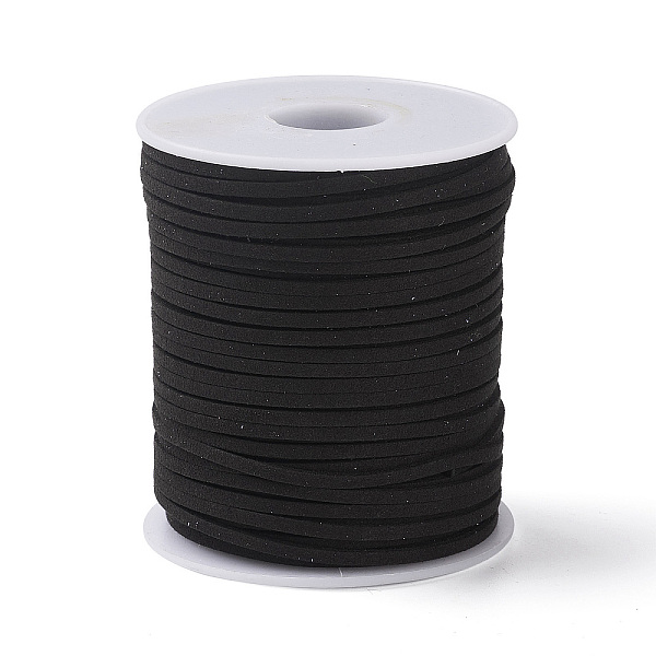 PandaHall 45M Faux Suede Cord, Faux Suede Lace, Black, 2~2.5x1.5~2mm, about 50 Yards(45m)/Roll Faux Suede Black
PandaHall 45M Faux Suede Cord, Faux Suede Lace, Black, 2~2.5x1.5~2mm, about 50 Yards(45m)/Roll Faux Suede Black