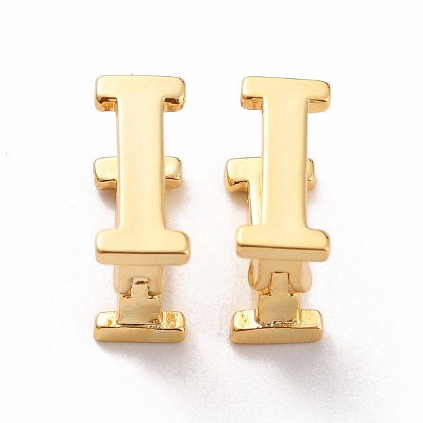 PandaHall Initial Hoop Earrings for Women, Golden Letter Brass Earrings, Letter.I, 12x5x9.5mm, Pin: 0.8mm Brass Letter I
PandaHall Initial Hoop Earrings for Women, Golden Letter Brass Earrings, Letter.I, 12x5x9.5mm, Pin: 0.8mm Brass Letter I
