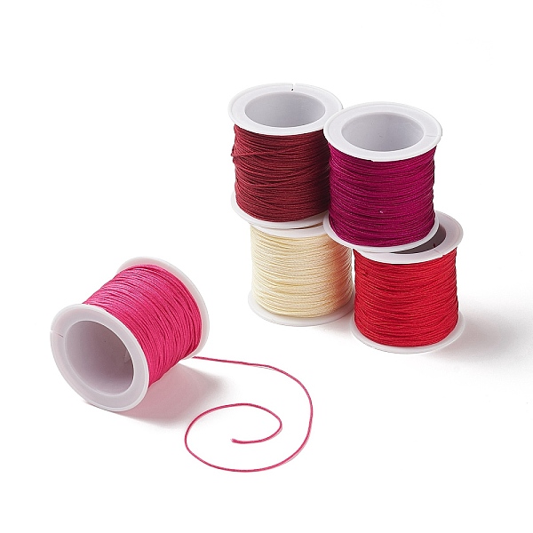 PandaHall 5 Rolls 5 color Nylon Thread Cord, DIY Braided Ball Jewelry Making Cord, Mixed Color, 0.8mm, about 38.27 yards(35m)/roll, 5..., Multicolor
PandaHall 5 Rolls 5 color Nylon Thread Cord, DIY Braided Ball Jewelry Making Cord, Mixed Color, 0.8mm, about 38.27 yards(35m)/roll, 5..., Multicolor