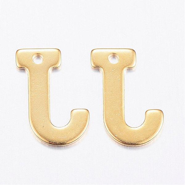 PandaHall 304 Stainless Steel Charms, Letter, Initial Charms, Real 18k Gold Plated, Letter.J, 11x6~12x0.8mm, Hole: 1mm 304 Stainless Steel...
PandaHall 304 Stainless Steel Charms, Letter, Initial Charms, Real 18k Gold Plated, Letter.J, 11x6~12x0.8mm, Hole: 1mm 304 Stainless Steel...