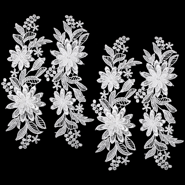 PandaHall GORGECRAFT 4Pcs Embroidery Lace Patches Neckline Applique Collar Trims Patch Iron on Patch White Flowers Polyester Water Soluble...
PandaHall GORGECRAFT 4Pcs Embroidery Lace Patches Neckline Applique Collar Trims Patch Iron on Patch White Flowers Polyester Water Soluble...