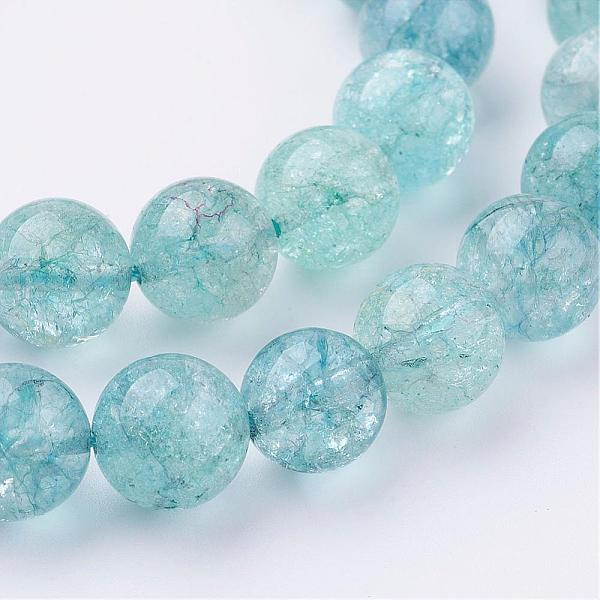 PandaHall Natural Crackle Quartz Beads Strands, Dyed, Round, Pale Turquoise, 4mm, Hole: 1mm, about 95pcs/strand, 16 inch Crackle Quartz..., Cyan
PandaHall Natural Crackle Quartz Beads Strands, Dyed, Round, Pale Turquoise, 4mm, Hole: 1mm, about 95pcs/strand, 16 inch Crackle Quartz..., Cyan