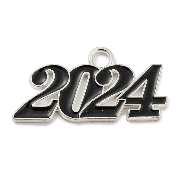 PandaHall Alloy Enamel Pendants, Lead Free and Cadmium Free, Number 2024 Charm, Silver, Black, 18.5x36.5x1.5mm, Hole: 4mm Alloy+Enamel...
PandaHall Alloy Enamel Pendants, Lead Free and Cadmium Free, Number 2024 Charm, Silver, Black, 18.5x36.5x1.5mm, Hole: 4mm Alloy+Enamel...