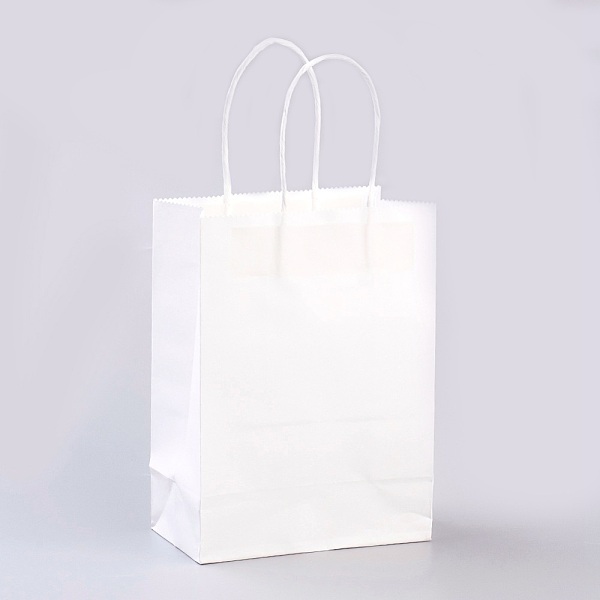 PandaHall Pure Color Kraft Paper Bags, Gift Bags, Shopping Bags, with Paper Twine Handles, Rectangle, White, 15x11x6cm Paper None White
PandaHall Pure Color Kraft Paper Bags, Gift Bags, Shopping Bags, with Paper Twine Handles, Rectangle, White, 15x11x6cm Paper None White