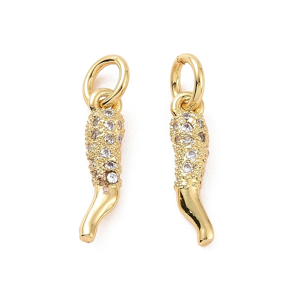 PandaHall Rack Plating Brass Micro Clear Pave Cubic Zirconia Charms, with Jump Ring, Long-Lasting Plated, Cadmium Free & Lead Free, Horn of...
PandaHall Rack Plating Brass Micro Clear Pave Cubic Zirconia Charms, with Jump Ring, Long-Lasting Plated, Cadmium Free & Lead Free, Horn of...
